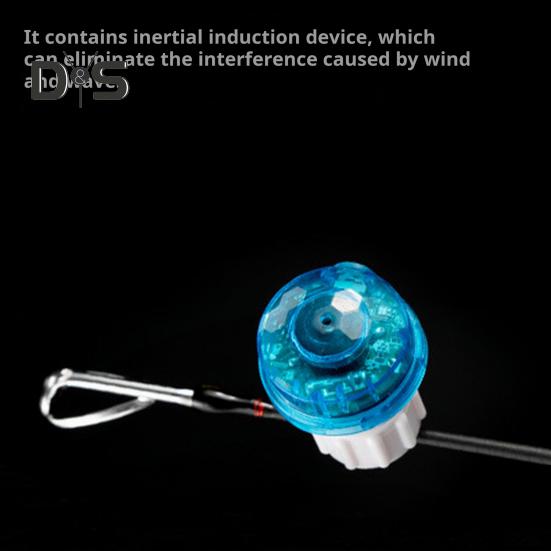 Lot de 2 lampes d'alarme de pêche, haute sensibilité, capteur de touche de canne à pêche de nuit, indicateur de touche électronique, lampe LED, accessoires de pêche