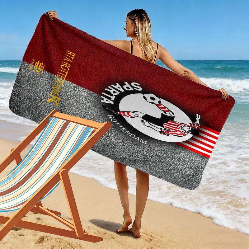 Sparta Rotterdam Beach Towel, Large Soft Quick Dry Towel for Beach Camping Swimming