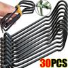 30/10Pcs Garden Trellis Clips Steel Wire Buckle Plant Support Fixing Clamp Plant Cages Climbing Vine Shelf Connector Accessories