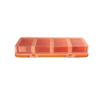 Plastic Screw Parts Organizer Box 4 Compartments Lightweight Portable Storage Holder for Home DIY Craft Nails Screws Hardware
