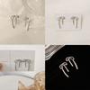 Lightweight Ear Studs Sparkling Women's Ear Jewelry Elegant Bowknot Earrings Ornament Trendy Women's Fashion Ear Studs