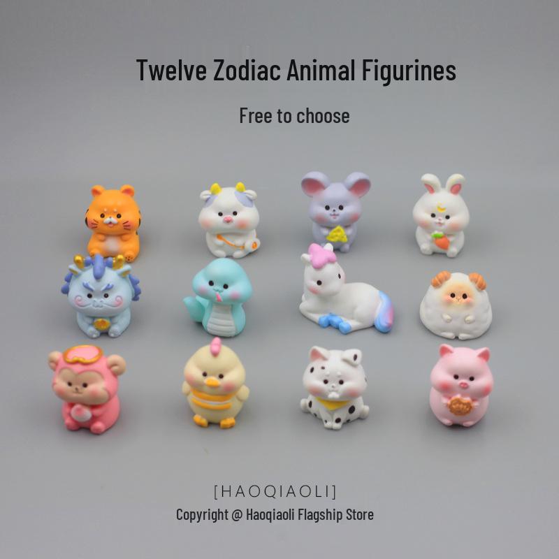 

Чарівні настільні прикраси зі знаками Зодіаку для офісу, книжкової полиці або прикраси в авто Monkey