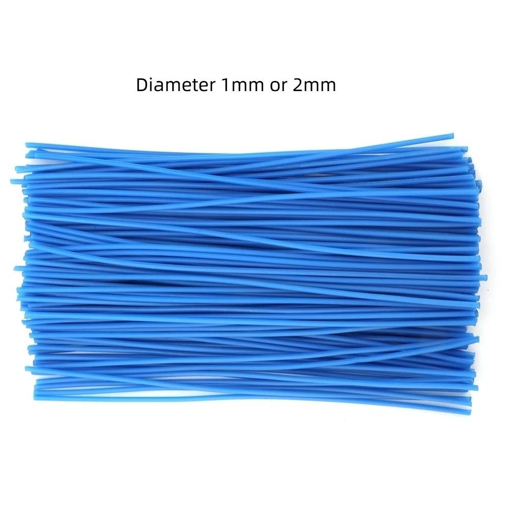 Professionelle Entwachs-Wachslinie mit 1 mm Durchmesser, 2 mm Durchmesser, blaue Farbe, Schmuckmodellierwerkzeug, Wachsdraht, Schmuckwachs, Formenherstellung