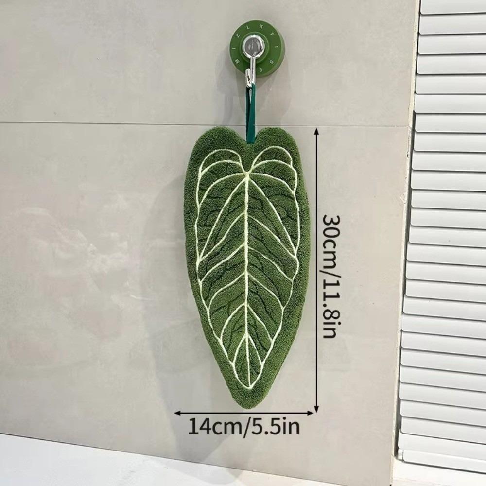 Leaf Kitchen Towel Double-layer Absorbent Towel New Hanging Towel Kitchen Use