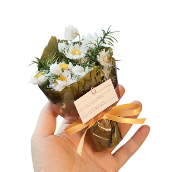 Yousheng Artificial Flower Compact Design Fragrance Deodorizer Romantic Roses Dried Flowers Car Air Vent Freshener Auto Scent