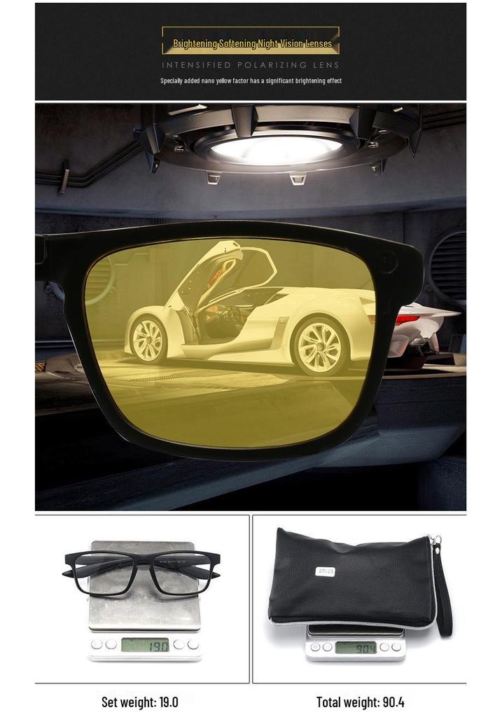 Magnetic Clip-on Polarized Cycling Sunglasses for Men & Women: Two-in-One Five-Piece Lens Set
