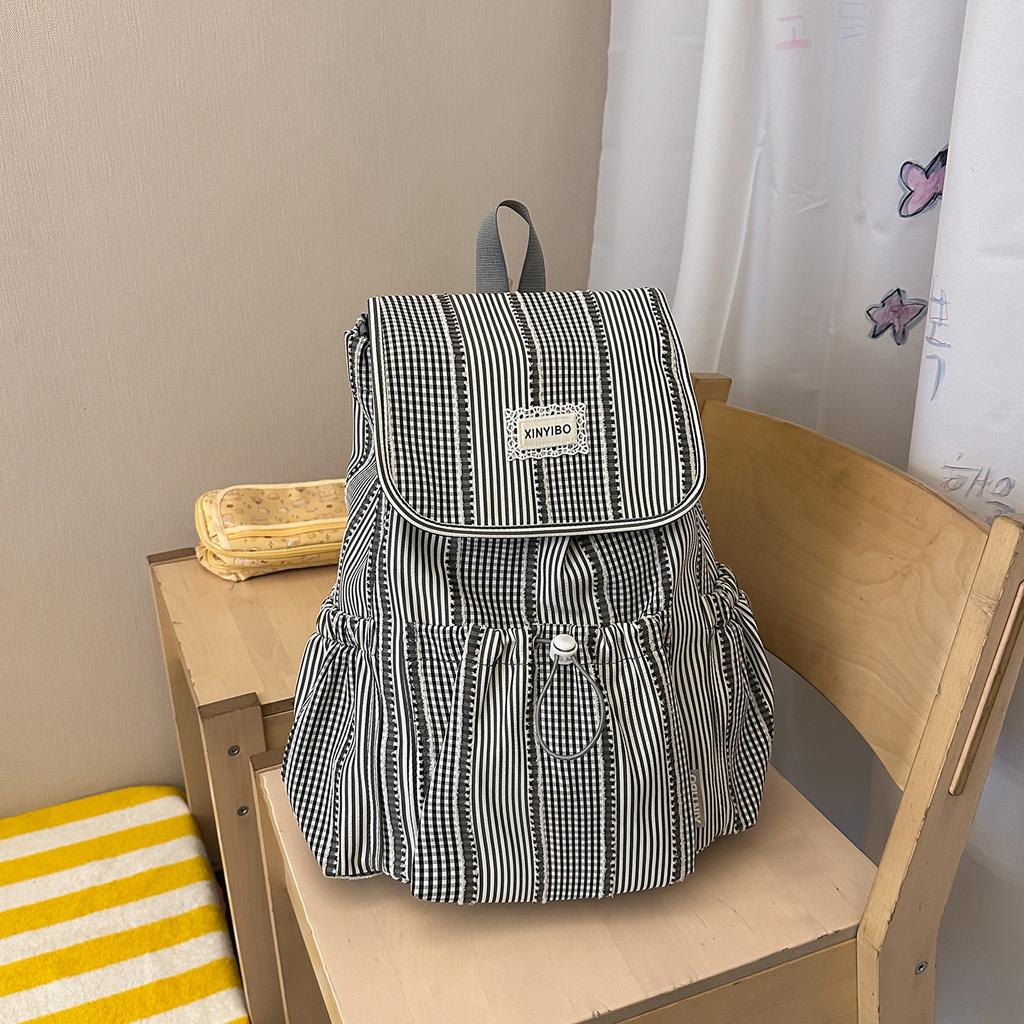 Schoolbag1011 Korean version backpack women's leisure versatile campus high value large beginner commuting outdoor travel small schoolbag