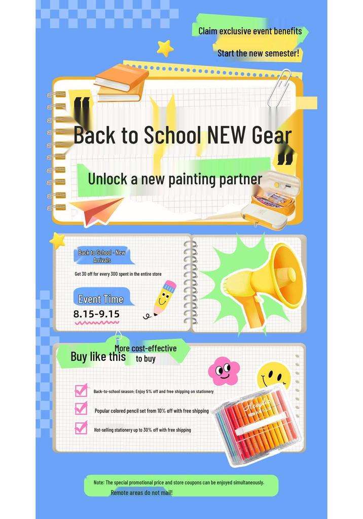 Colorful Ballpoint Pen Set: 4-Color Click Pens, Carabiner, Nurse Pen, Scissors, Penlight, Highlighter, Pocket-Sized.
