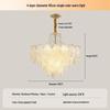 Modern Luxury Crystal Chandelier: Warm, Romantic Lighting for Living Room, Master Bedroom, or Children's Room