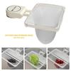 Removable Kitchen Rag Storage Rack Kitchen Strainer Basket Strainer Spone Drain Basket Sink Strainer Leftover Collector Kitchen