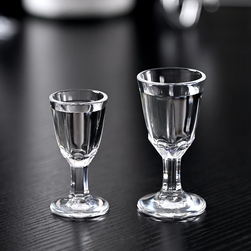 OLOEY Acrylic High-Foot Cocktail Shot Glasses