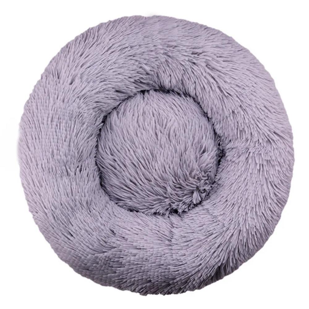 Rundes Haustierbett für große, mittelgroße und kleine Hunde, Hausbett, weiches Katzenbett, langes Hundehaus aus Plüsch für Hunde, warmes Schlafen im Winter