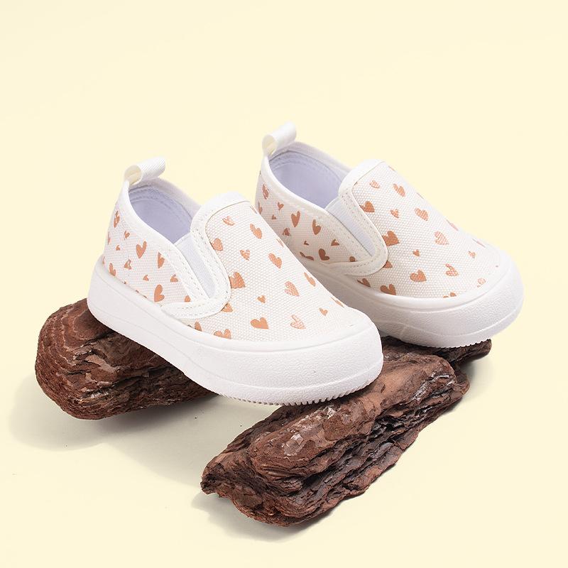 

Anti-slip Girls Canvas Shoes - Cute Thick-soled Single Shoes 31 бежевий