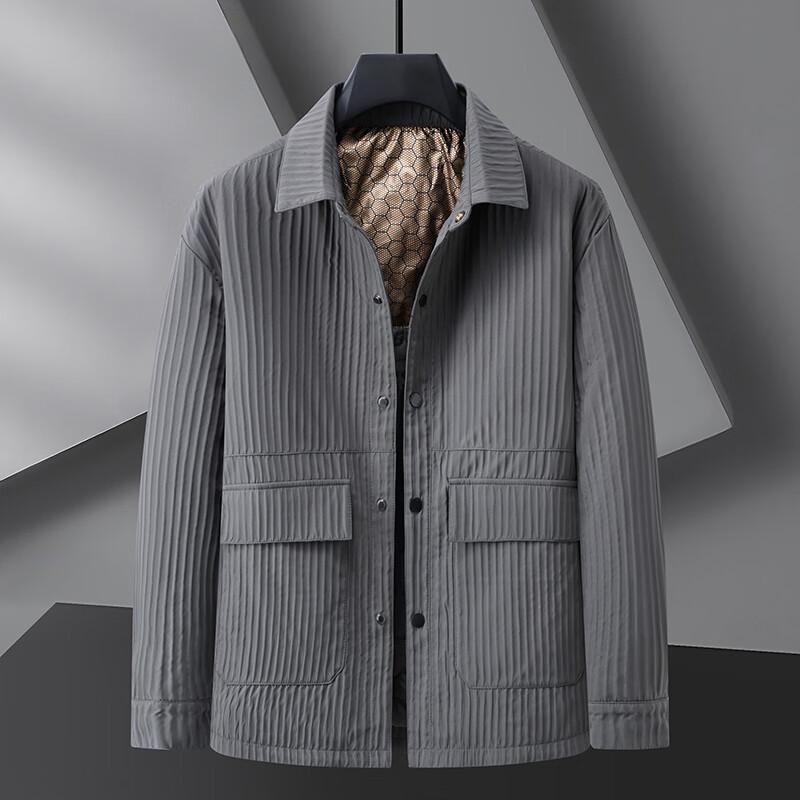 Dibinze Men's Plus Size Quilted Winter Jacket