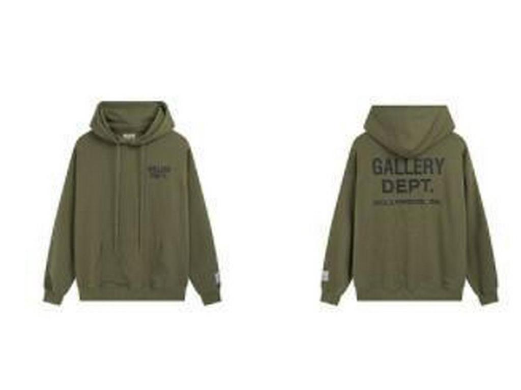 GALLERY DEPT TIDE Unisex Modny Klasyczny Bawełniany Bluza z Kapturem Frotte