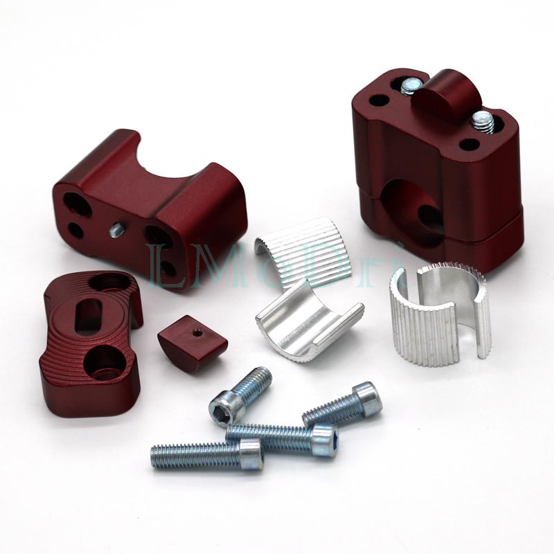 LMoDri Motorcycle Handlebar Risers Universal 22mm 28mm CNC Aluminum Alloy Handle Heightening Code Motorbike Frame