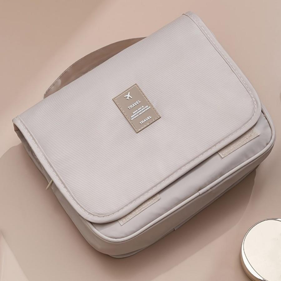Travel Makeup Bag Waterproof Toiletries Organizer Women Neceser Bathroom Hook Wash Pouch Hook Makeup Storage Bag