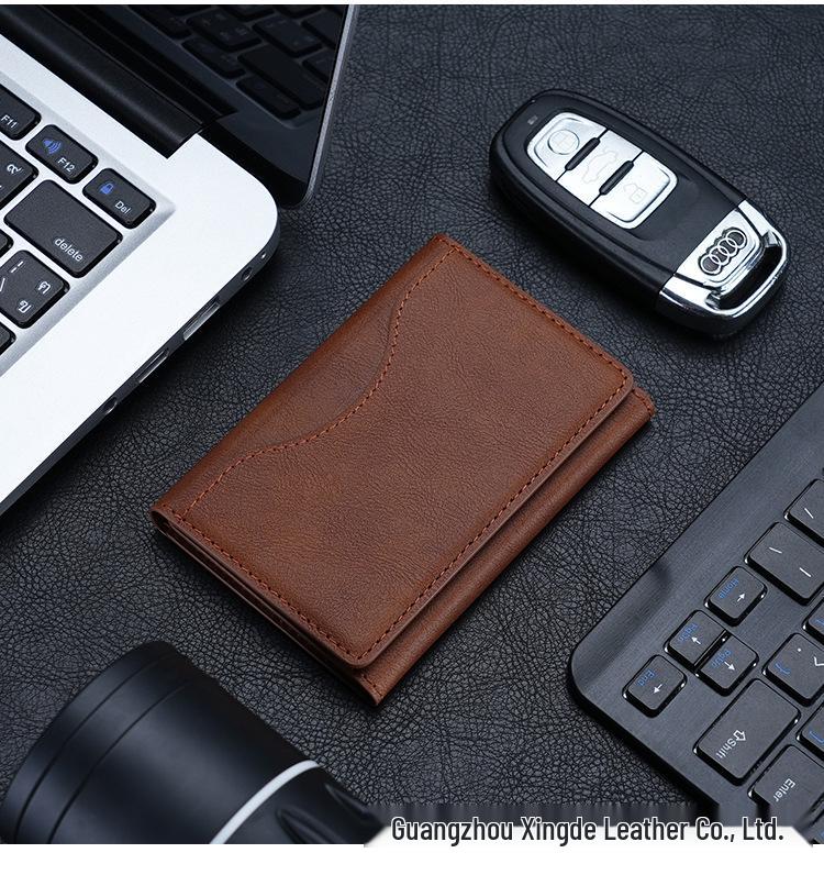 MagSafe Magnetic Tri-Fold Wallet Case for iPhone 16 with Multi-Card Slots and Stand