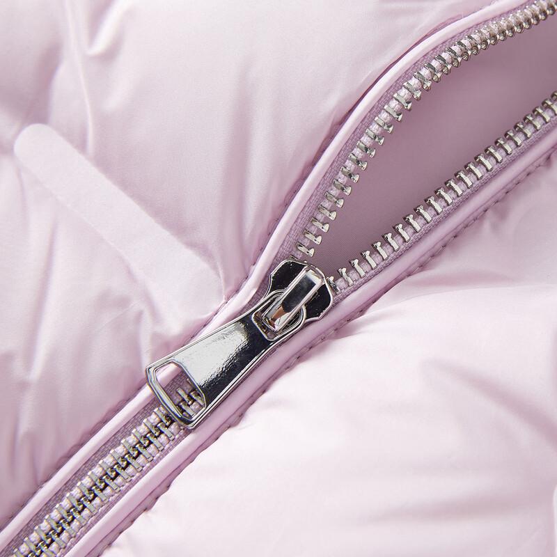 JUZUI Women's Hooded White Duck Down Vest