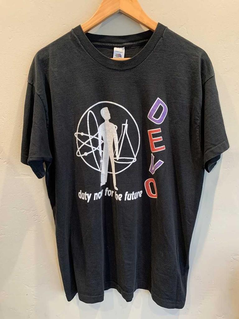 Vintage DEVO Duty Now For Future Black Color Reprint Shirt AN62136