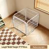 Adjustable Indoor Dog Cage and Fence for Small, Medium, and Large Dogs