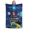 Pohodlná Děti Dračí Princ kreslený anime deka Merch Dekorace na postel Přehozy a deky Teplý flanel na pohovku