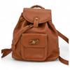 Auth Bamboo Leather Backpack Brown Gu6417cc