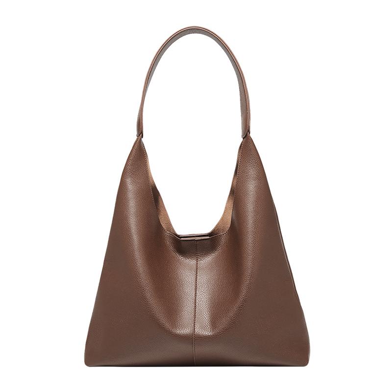 

FOXER Women‘s Shoulder Bag Fashion Tote Lady Classic Split Leather+Microfiber Handbag Set Large Casual Hobo Purse Summer Gift