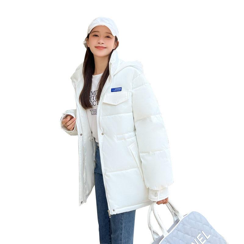 Danmo Giacca invernale da donna Cappotto caldo spesso in cotone imbottito Giacca con cappuccio Parka imbottito in cotone spesso