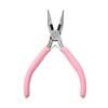 "Handmade Pink Needle-Nose Pliers: Multi-Function Jewelry Tool for Beading and Winding"