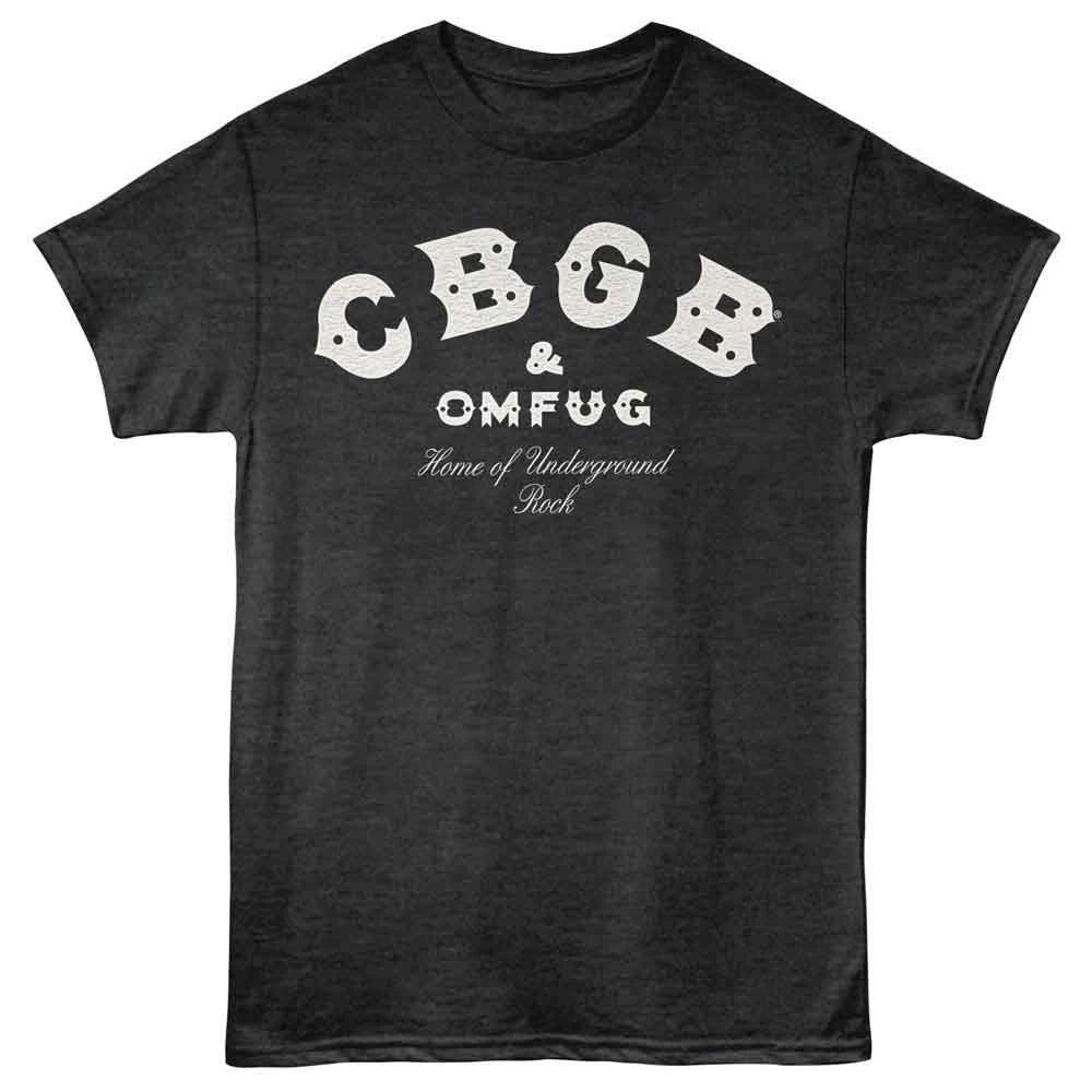 

CBGB - Logo - American Classics - Black Heather Adult Short Sleeve T-Shirt XL