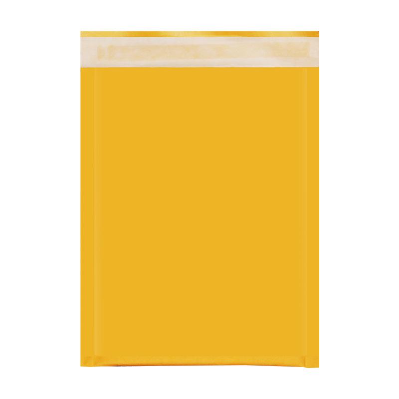 Yellow Kraft Paper Bubble Envelope - Self-Adhesive, Protective Packaging for Express Logistics