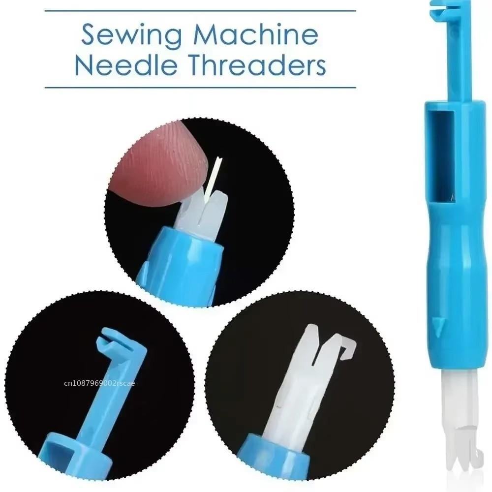 1/2Pcs Plastic Handle Quick Sewing Threader Needlework Needle Threading Tool  for Needle Work
