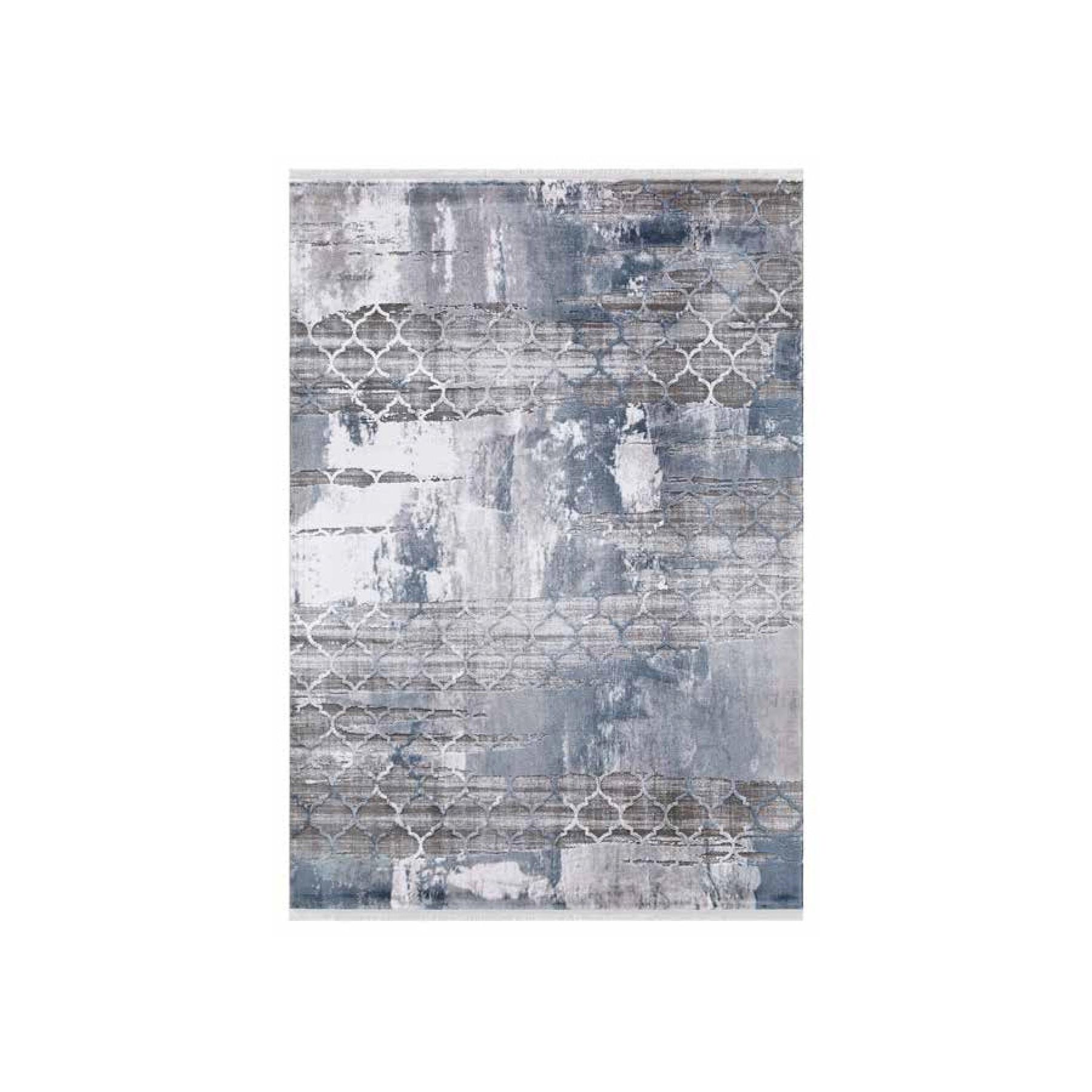 

FLQUE Ковер Evo Синий/серый