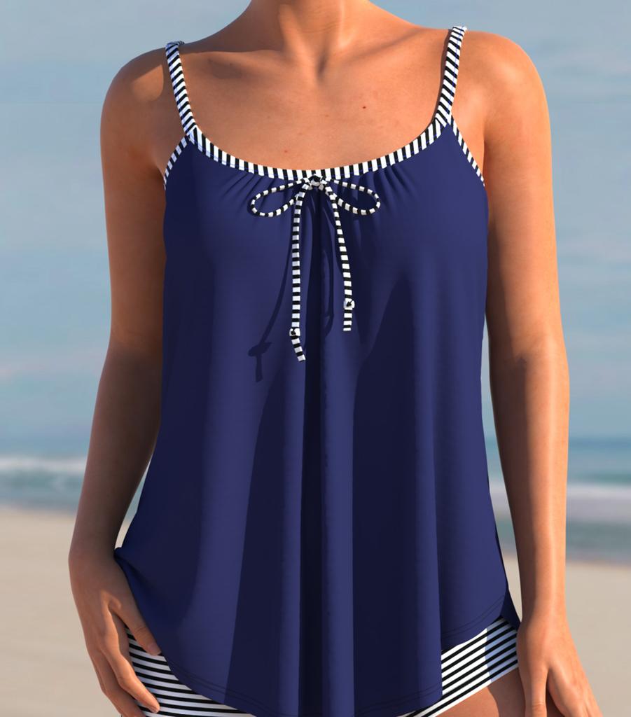 Plážové oblečení Monokiny Plavky Plavky Sexy Léto s vysokým pasem Nový design Potisk Swimdrss Dámské Dvoudílné Tankini Plavky