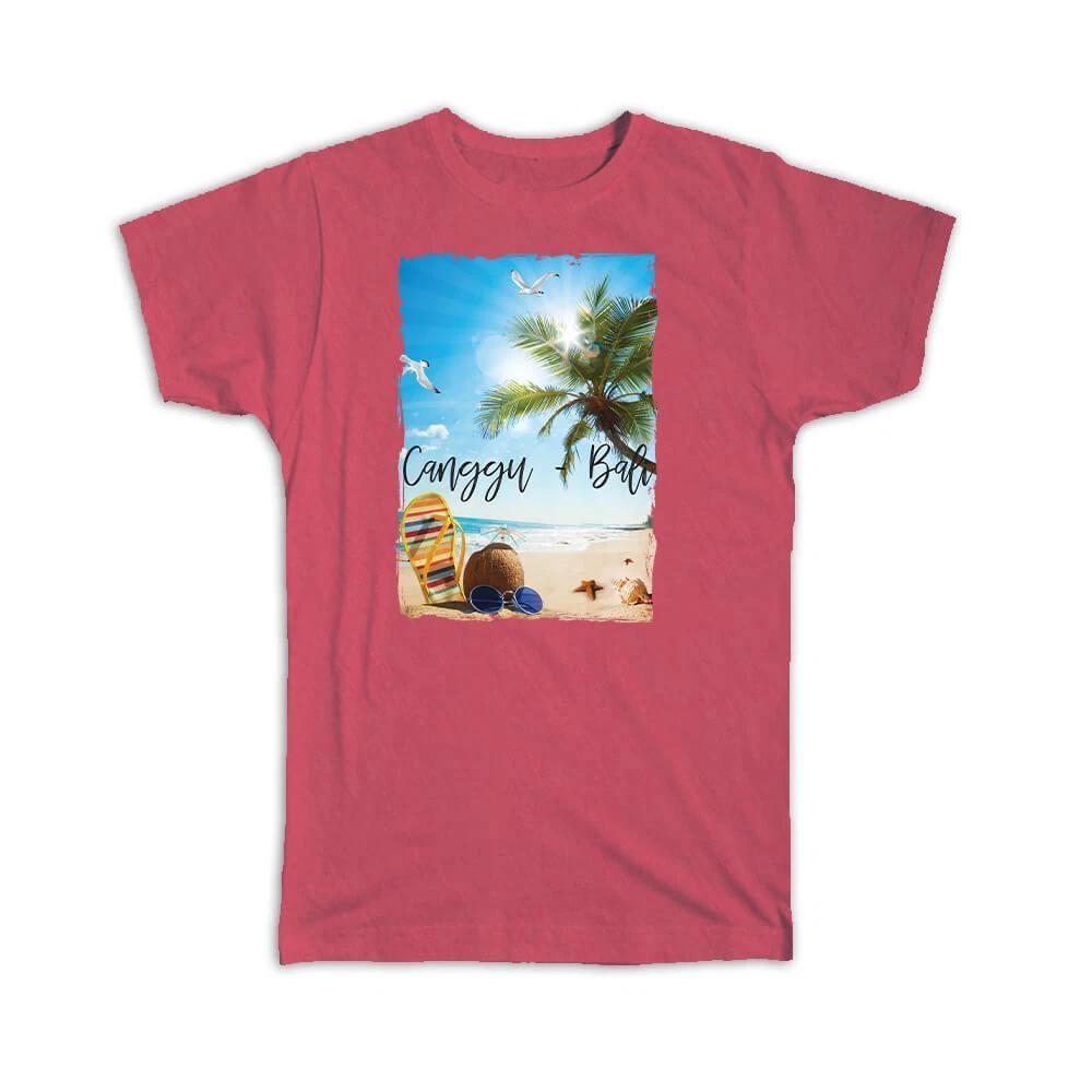 Gift T-Shirt : Canggu Bali Indonesia Coconut Sunglasses Flip Flops S