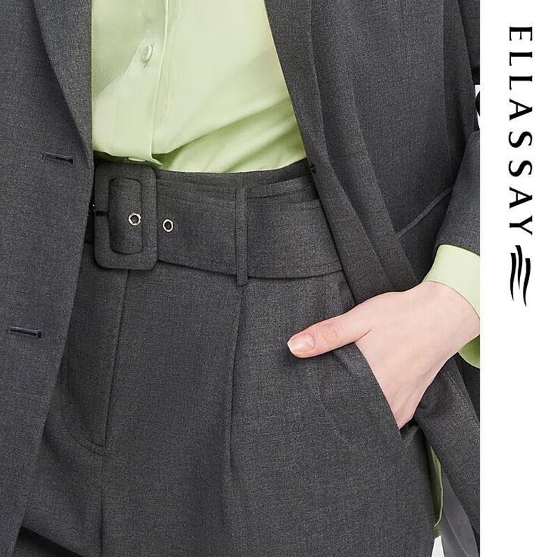 ELLASSAY Women's High-Waisted Slim-Fit Tapered Ankle Pants
