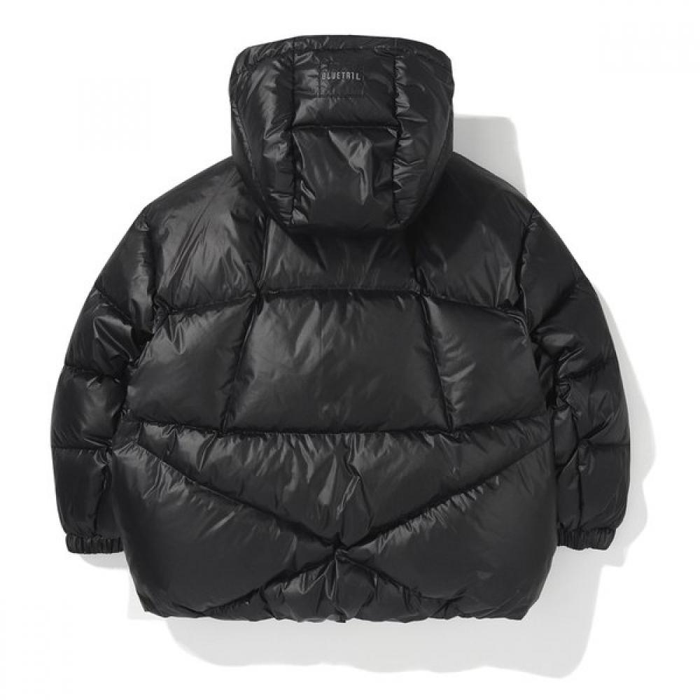 Bluetail Men Black Hooded Down Jumper Azh3jp01bk