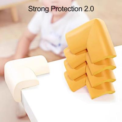 10Pcs Furniture Corner Protector Anti-collision Baby Proof Soft Self-adhesive Table Desk Right Angle Sharp Edges Corner Guard Bumper Protective Cover
