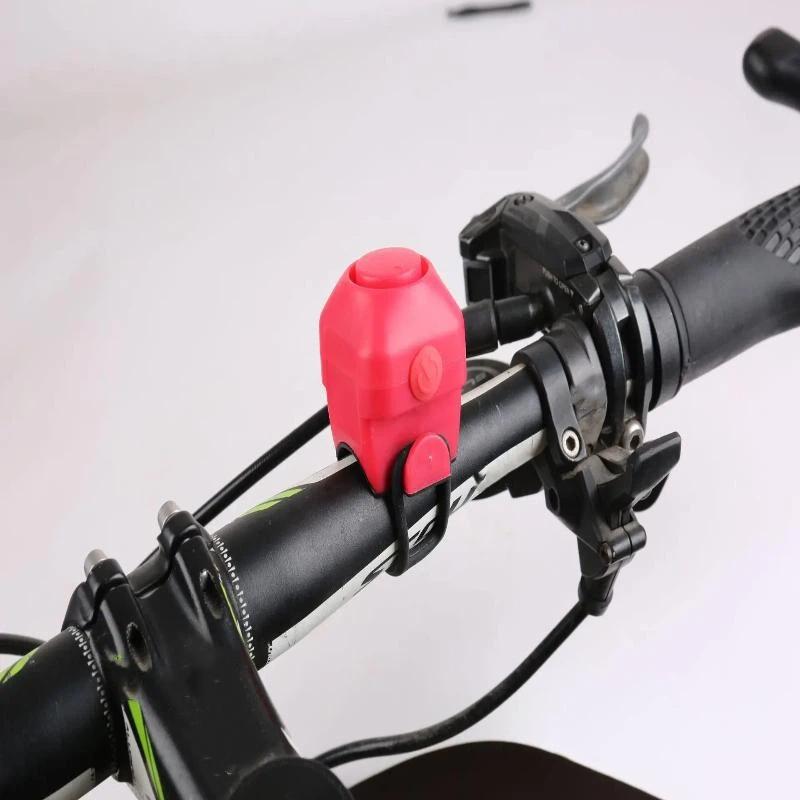 Bike Electronic Loud Horn 130 Db Warning Safety Electric Bell Police Siren Bicycle Handlebar Alarm Ring Bell Cycling Accessories