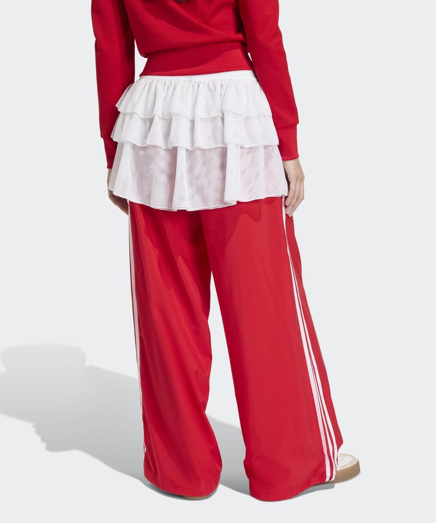 ADIDAS Lace Adilenium Firebird Track Pants - Red / Ks1430