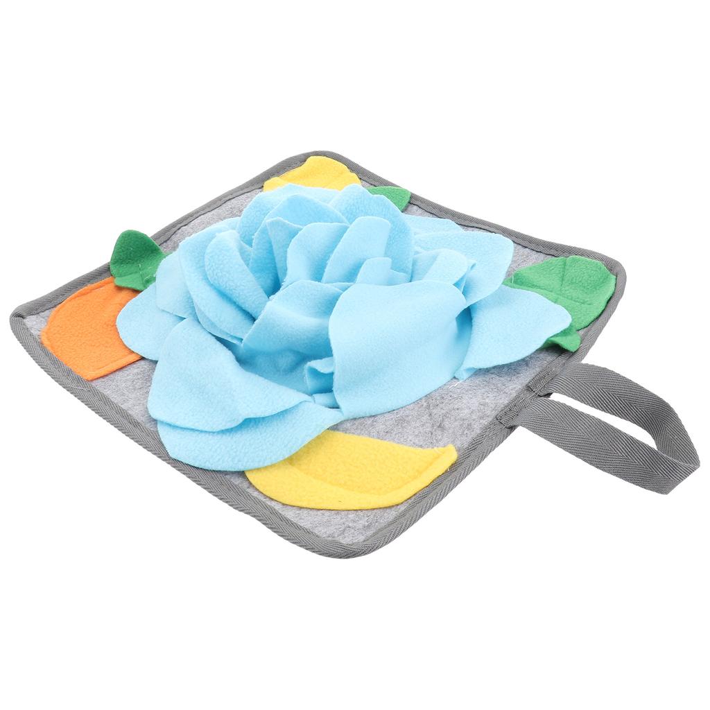 1pc Polar Fleece Rabbit Sniffing Pad Non Slip Bottom Hanging Design Bunny Foraging Mat Pet Snuffle Mat Bunny Feeding Training