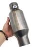 2,5 zoll/6,3 cm Universal Auto Abgasanlage Katalysator High Flow Edelstahl Anschweißkonverter Auto Motor Zubehör
