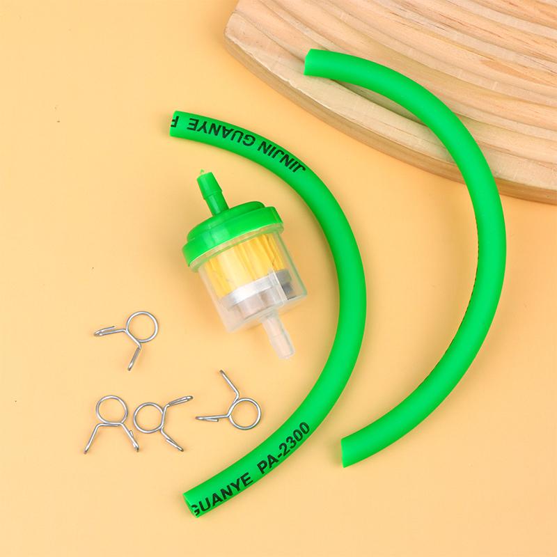 Motorcycle Universal Gas Fuel Filters And Fuel Pipe For 49cc 50cc 110cc 125cc Motocross Dirt Pit Bike Moped Scooter ATV Go Kart