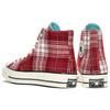 Converse Chuck Taylor All Star 70 Hi Plaid Pack Dark Burgundy