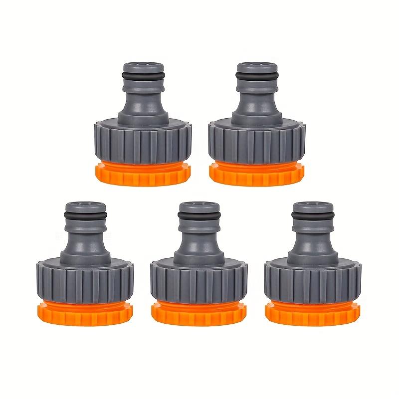 3/5/10-Pcs Female Thread Tap Adapters - 1/2" & 3/4" Quick Connect Tap Fittings for Garden/Watering Systems