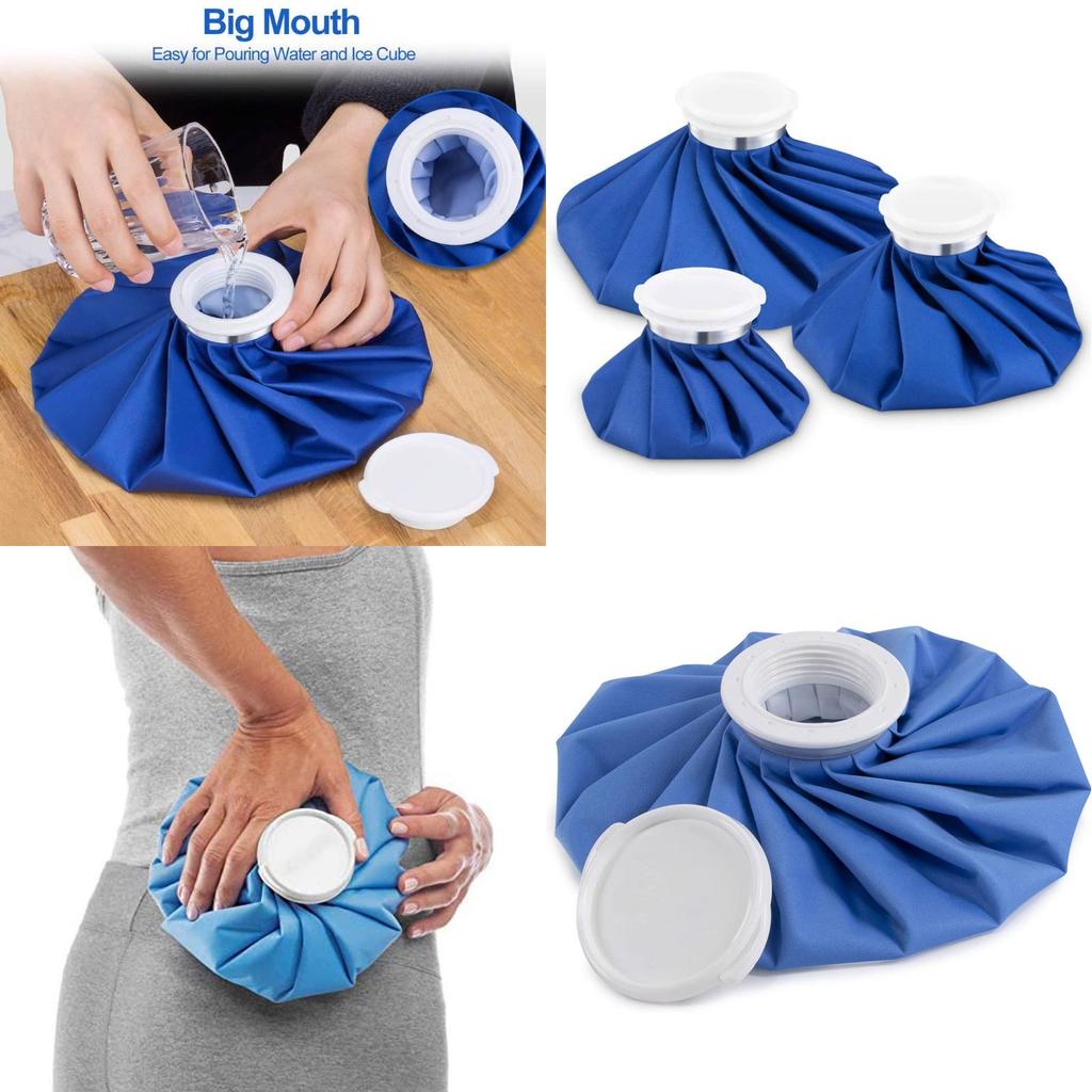 Portable Ice Pack With Adjustable Strap For Cold Therapy And Fever Relief