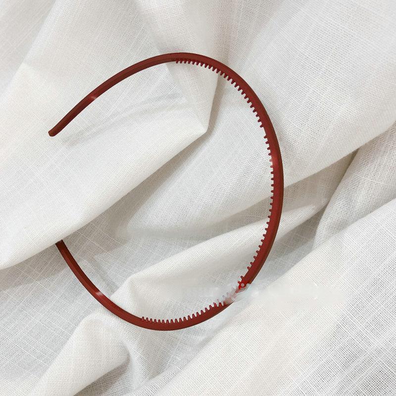 

Повязка на голову, ультра-тонкая повязка на голову, заколка для волос ярких цветов, супер универсальные простые аксессуары для волос, женская матовая текстура 10cm