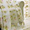 Floral Embroidered Sheer Curtains - Rod Pocket Voile Tulle for Living Room & Bedroom, Lightweight Polyester Home Decor