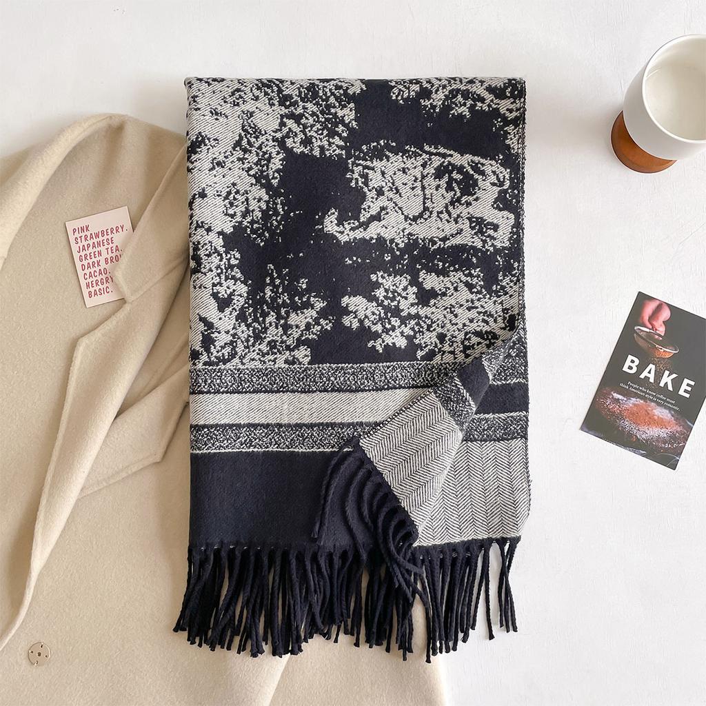 Women Winter Warm Cashmere Scarf Luxury  High Quality Pashmina Shawl Wrap Bufanda Hijab Travel Stoles Echarpe Blanket